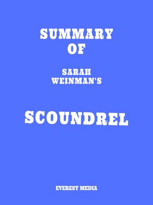 cover image of Summary of Sarah Weinman's Scoundrel